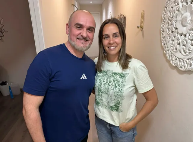 Josué con Verónica